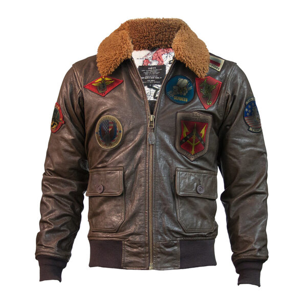 Top Gun® Super Vintage Official Signature Series Jacket // Brown